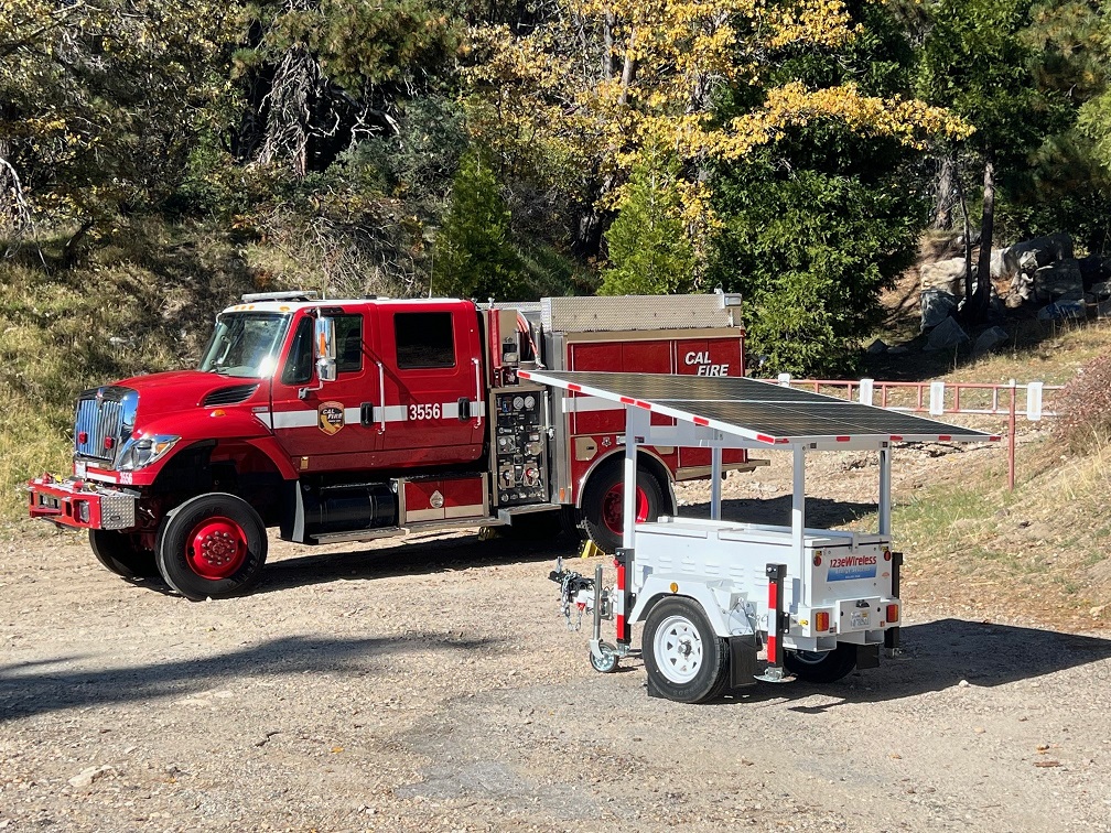 Mobile Solar Power generator for Cal Fire and National Forestry Service